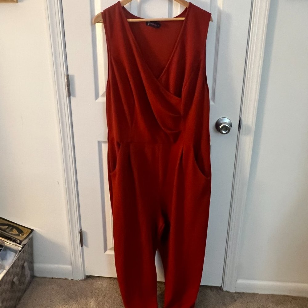 Rust Jumpsuit